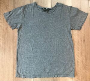 BANANA REPUBLIC コットン丸首プレーンTシャツ　グレー　M