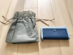 【新品　未使用】COLE HAAN 水色 長財布