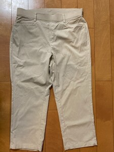 送料込*USED*ROPE’ PICNIC*軽履きサブリナパンツ*ベージュ*38**ロペピクニック*ボトムス