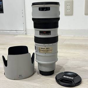 nikon af-s vr nikkor 70-200mm f2.8 G IF lightgray ニコン レンズ ライトグレー 