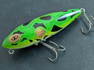 【リペイント】　ナチュラルフロッグ　ヘドン ザラⅡ （検　 オールドルアー 　HEDDON　5/8　ザラ　ビックバド　ラッキー13