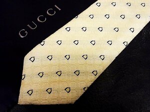 ★並品★4R01599【GUCCI】グッチ「馬具 鐙 柄」ネクタイ