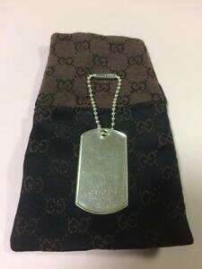 Gucci グッチ ドッグタグ トップ シルバー