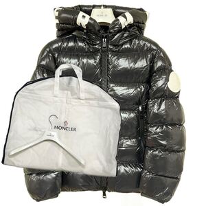 美品 MONCLER DUBOIS GIUBBOTTO ブラック 0 モンクレール ジャパン ダウンジャケット ガーメント ハンガー 付 ダウン ブルゾン ジャケット