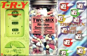 ●中古SCD●TWO-MIX 8cmシングルCD3枚セット/Rhythm Generation/TRY～RETURN TO YOURSELF/LOVE REVOLUTION