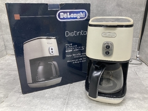 E4a Delonghi デロンギ ディスティンタ ドリップコーヒーメーカー コーヒーメーカー ICMIO11J-W 中古品　現状品