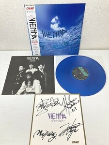 ■ LP サイン付き VIENNA ヴィエナ / OVERTURE 序章 K28P707 カラー・レコード