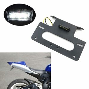 LED 社外 汎用 カスタム ナンバープレート スズキ GSXR 600 750 GSX-R600 GSX-R750 k6 k8 2006-2010用 ナンバープレートホルダー F746