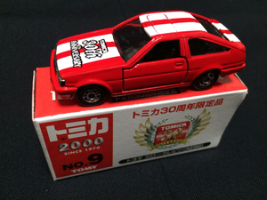 トミカ30周年限定品 No.9■トヨタ カローラレビン(AE86)