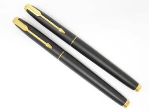 PARKER パーカー 万年筆 マットブラック ペン先 14K ２本セット　　 #122