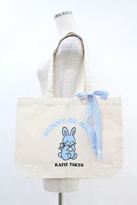 Katie / OH-BABY canvas tote BUNNY H-24-11-02-1013-LO-BG-KB-ZH