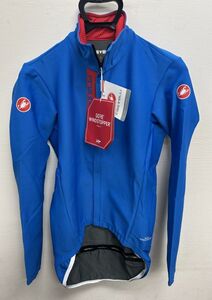 ◆即決◆サイクルウェア◆2着出品◆カステリ CASTELLI★メンズ AERO LITE JKT サイズS ブルー★未使用 保管品★全文を必ずお読みください◆