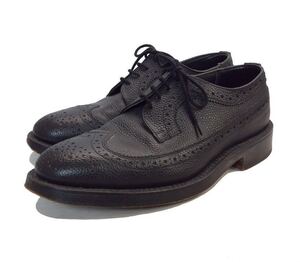 Trickers トリッカーズ グレインレザー ウイングチップ レザーシューズ ドレスシューズ ブラック 918180 71/2-5 メンズ