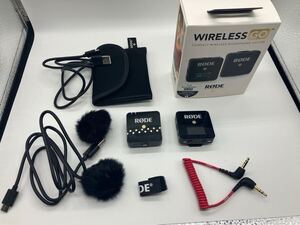 【美品・付属品完備】RODE ロード Wireless GO ワイヤレスマイクシステム WIGO