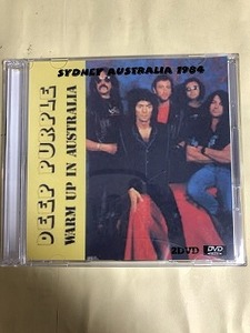 DEEP PURPLE DVD VIDEO WARM UP IN AUSTRALIA 1984 2枚組　同梱可能