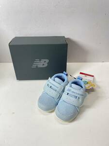 ★未使用 New balance IO123HDS ニューバランス ファーストシューズ 12㎝ 子供 キッズ 赤ちゃん ベビー 靴 スニーカー 水色 ブルー Ni105