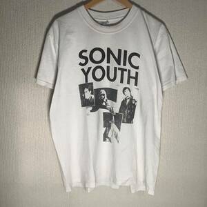 スペシャル 1990s SONIC YOUTH メンバーフォト カナダ Protocol製 ヴィンテージ Tシャツ サイズXL 80s 90s ロック オルタナティブ