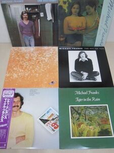 LP・マイケルフランク 6セット・USA盤2枚+国内盤4枚 帯付1枚・シティエレガンス、ONE BAD HABITなど01-38