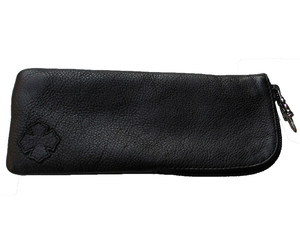 CHROME HEARTS LEATHER POUCH CH PLUS クロムハーツ　レザーポーチ／小物入れ　フラットケース