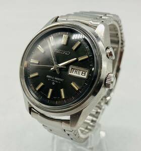 2d24 必見! SEIKO セイコー BELL-MATIC ベルマチック 4006-7010 27石 デイデイト 黒文字盤 自動巻き メンズ腕時計 現状品 簡易動作確認済み