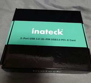 Inateck 2ポートUSB3.0増設ボードUASP対応 内部19ピン付き 補助電源不要PCIex1 Rev.2用 KT4006 2個セット