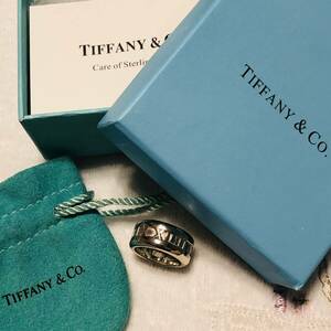 ティファニー リング 指輪 シルバー TIFFANY Co アトラスリング 保存袋 アクセサリー 箱付き