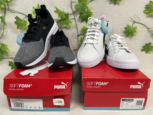 7577-01★正箱あり/未使用♪PUMA/プーマ スニーカー2点/193243 01/NRGY/ラプチャー/26.5㎝/371318 02/バリミュール/27.0㎝★