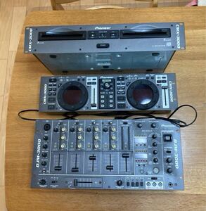 【CDJミキサーセット】DJ向けツインCDプレーヤー CMX-3000 DJミキサー DJM-3000 pioneer