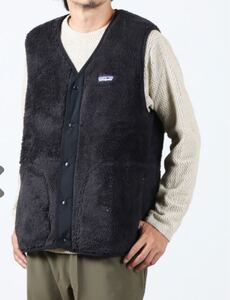 パタゴニア◆ロスガトスベスト◆女子愛用◆patagonia◆Los Gatos Vest◆M◆フリースベスト◆ブラック◆Vネック◆フリース◆カーディガン