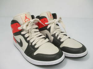 2411606-008 NIKE ナイキ WMNS AIR JORDAN 1 MID ウィメンズエアジョーダン DQ6078-100 サイズ24.5cm