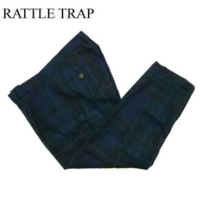 RATTLE TRAP メンズビギ 通年 チェック★ テーパード スラックス パンツ Sz.M　メンズ　A3B00510_1#R