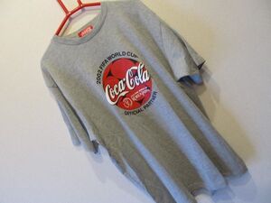 ★コカコーラ　2002　FIFA　ワールドカップ　半袖　Tシャツ coca cola　日本　韓国　LLぐらい　西武百貨店