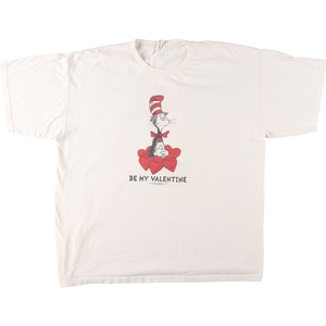 古着 90年代 Seuss Wear Dr.SEUSS ドクタースース キャラクタープリントTシャツ USA製 メンズXXL ヴィンテージ /eaa423661