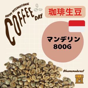 コーヒー生豆 マンデリンG1 800g