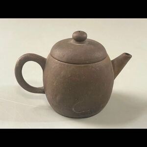 煎茶道具 唐物 朱泥 砲口 急須 紫砂 茶器 茶壷 紫泥（10a111404 0）