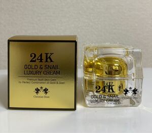 韓国コスメ Christian Dean 24K ゴールド&スネイル ラグジュアリークリーム 24K Gold&Snail Luxury Cream 50ml カタツムリ