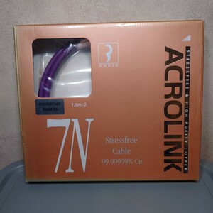 未使用 ACROLINK 7N-A2050Ⅲ RCAケーブル 1.0m