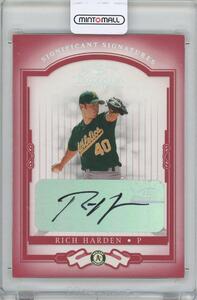 【RICH HARDEN(Oakland Athletics)】2004 DONRUSS Classics Significant Signatures Red #80[001/150]