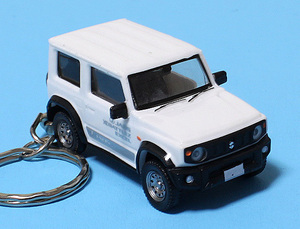 ★☆SUZUKI Jimny SIERRA☆スズキ ジムニー シエラ☆JB74☆スペリアホワイト☆ミニカー☆キーホルダー・アクセサリー☆★