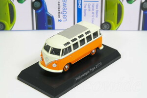 京商 1/64 フォルクスワーゲン タイプ2(T1)オレンジ フォルクスワーゲン ミニカーコレクション2 Kyosho 1/64 Volkswagen Type 2(T1) orange