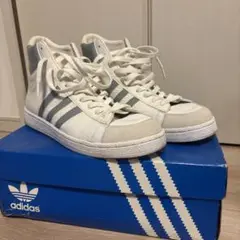 adidas JABBAR HI ホワイト/シルバー US 10.5