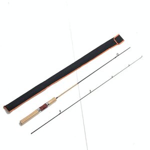 WIZZ trout master plus56 トラウトロッド 全長:約169cm ピース:2 自重:約78g 適正ライン:2-4lb 適正ルアー:0.8-3g　竿袋付き＊現状品