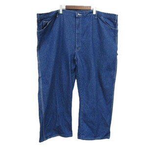 ビッグ サイズ 52UL Dickies ワーク ペインター デニム パンツ ジーンズ ジーパン ディッキーズ 古着 ビンテージ 4N0405