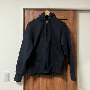 美品 キャンバー ブラック S 12.5oz 裏地サーマル ジップパーカー