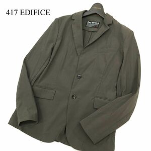 417 EDIFICE エディフィス 通年 Neo Stretch ネオ ストレッチ★ 2B コンフォート テーラード ジャケット Sz.M　メンズ　C3T10470_B#O