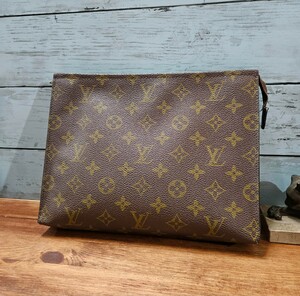 ヴィンテージ 1970s LOUIS VUITTON ルイヴィトン セカンドバッグ クラッチバッグ ポーチ モノグラム フランス製 ECLAIR社製ジップ