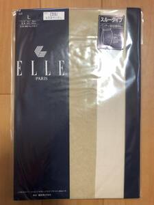 ELLE PARIS!スルータイプストッキングLサイズ☆レトロベージュ♪