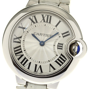 カルティエ CARTIER W6920086 バロンブルー 33mm クォーツ レディース _817438