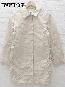 ◇ GAP ギャップ 長袖 ステンカラー コート M ベージュ * 1002799216524