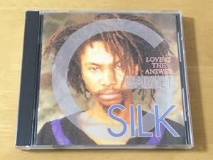 Garnett Silk Love Is The Answer 日本盤CD 検:ガーネットシルク Garnett Dancehall Reggae Lovers Bob Marley Richie Stephens Supervisor